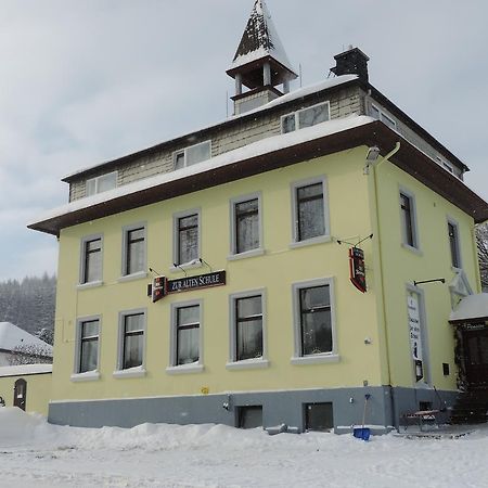 Pension Zur Alten Schule Bärenstein Exteriör bild